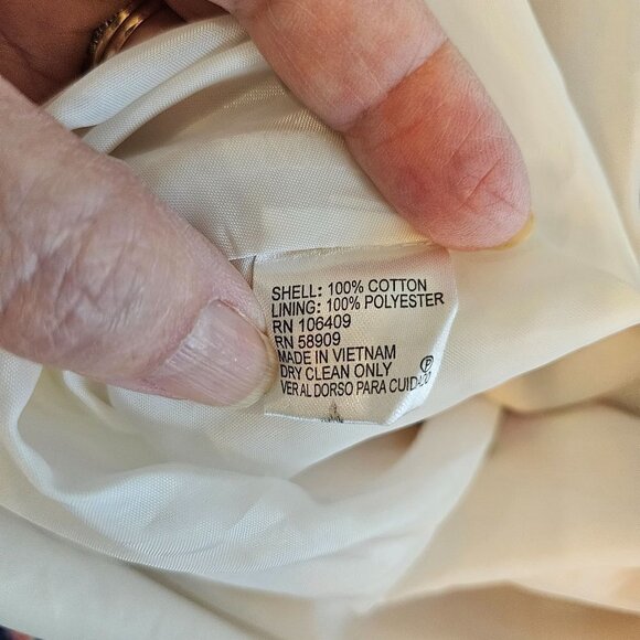 PRESTON & York Size 16 A-Line Colorful Cotton Floral Knee Length Side Zip Skirt - Picture 5 of 9